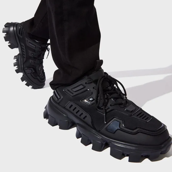Mens Ponce Black Steve Madden Sneakers