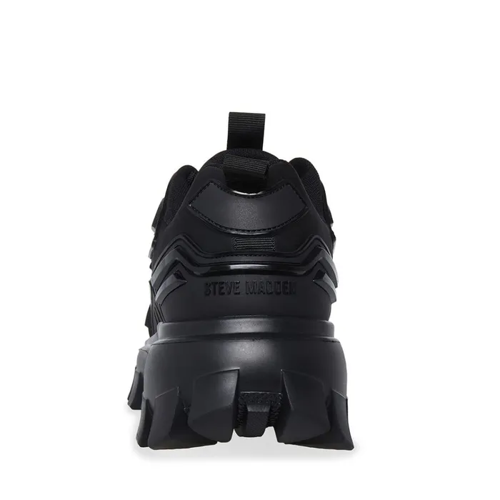 Mens Ponce Black Steve Madden Sneakers