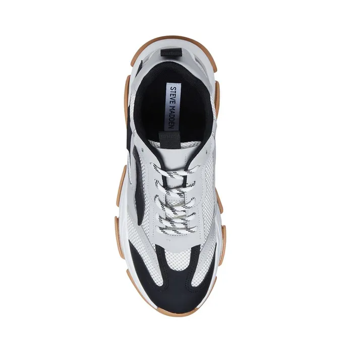 Mens Possess White Multi Steve Madden Sneakers