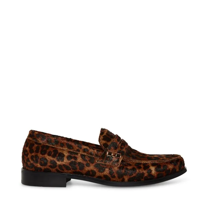 Mens Raddix Leopard Steve Madden Loafers