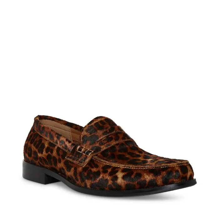 Mens Raddix Leopard Steve Madden Loafers Mens Raddix Leopard Steve Madden Loafers