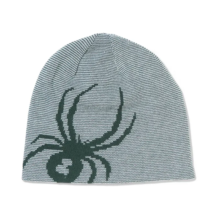 Mens Reversible Innsbruck Beanie 8211 Cypress Green Spyder Hats