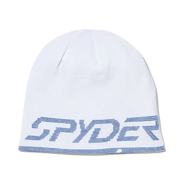 Mens Reversible Innsbruck Beanie 8211 Electric Blue Spyder Hats