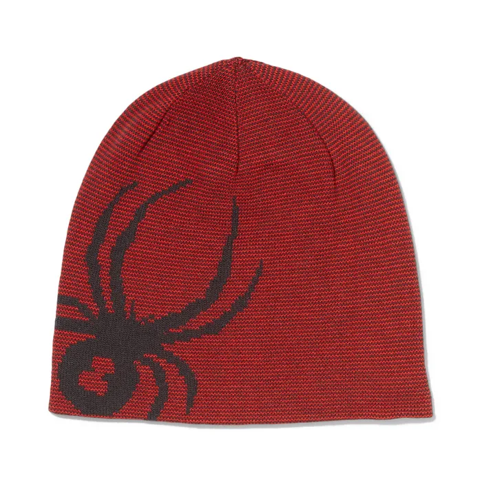 Mens Reversible Innsbruck Beanie 8211 Volcano Spyder Hats