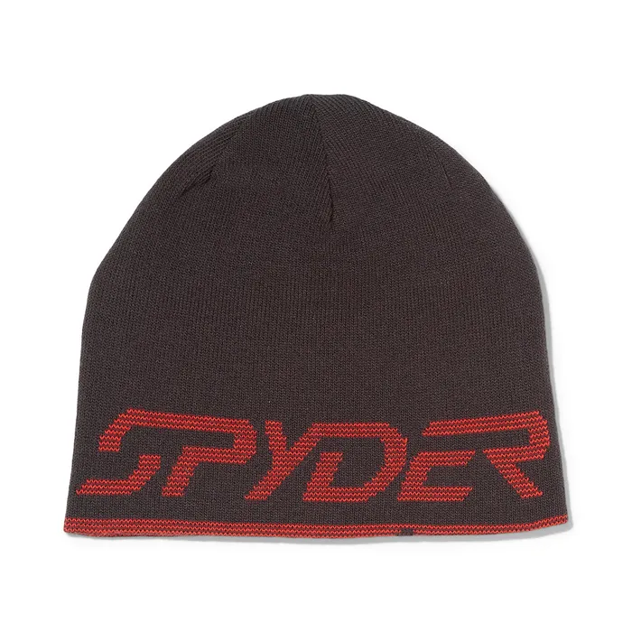 Mens Reversible Innsbruck Beanie 8211 Volcano Spyder Hats