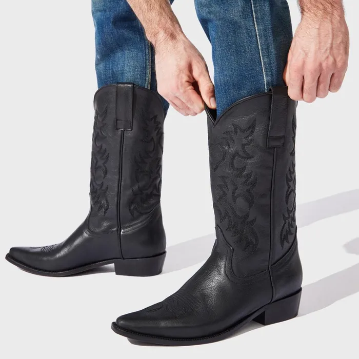 Mens Reyy Black Leather Steve Madden Boots Mens Reyy Black Leather Steve Madden Boots
