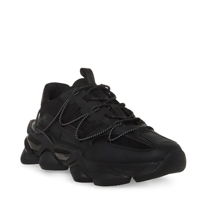 Mens Storm Black Steve Madden Sneakers