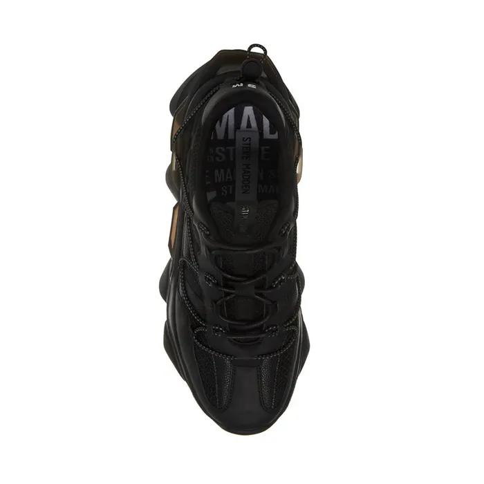 Mens Storm Black Steve Madden Sneakers
