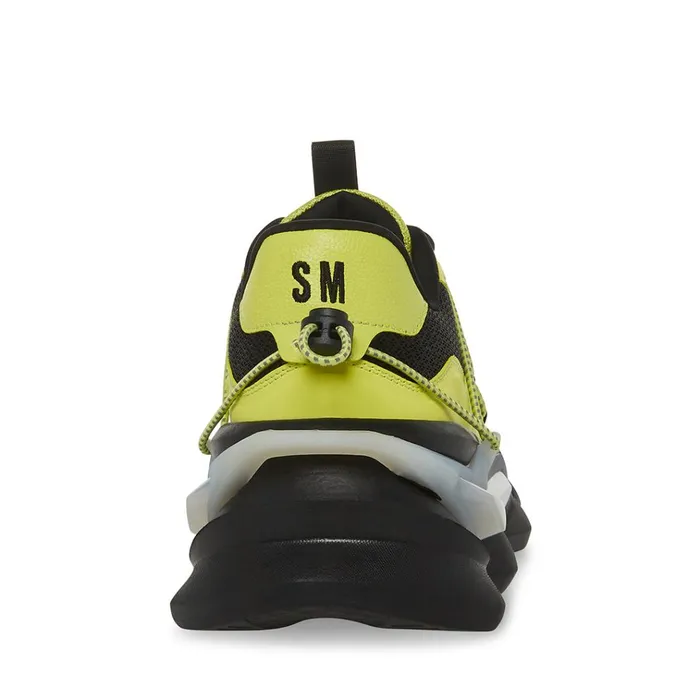 Mens Storm Lime Steve Madden Sneakers