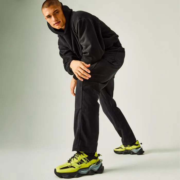 Mens Storm Lime Steve Madden Sneakers