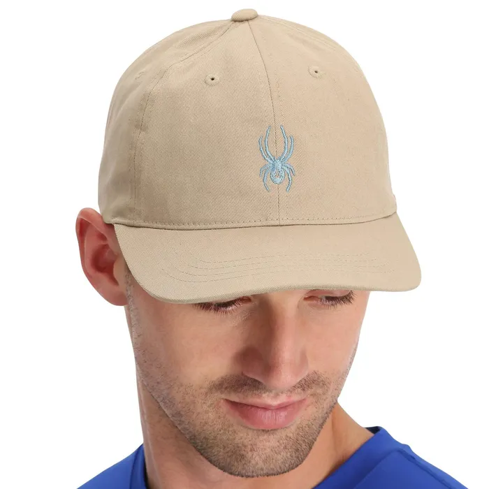Mens Unisex Bug Dad Hat 8211 Pale Khaki Spyder Hats