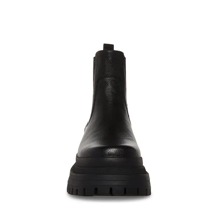 Mens Zap Black Leather Steve Madden Boots Mens Zap Black Leather Steve Madden Boots