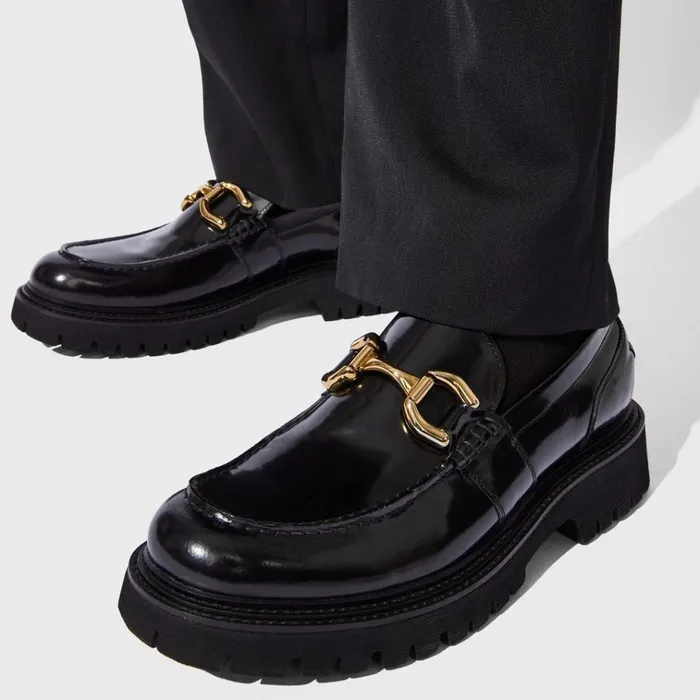 Mens Zylo Black Box Steve Madden Loafers