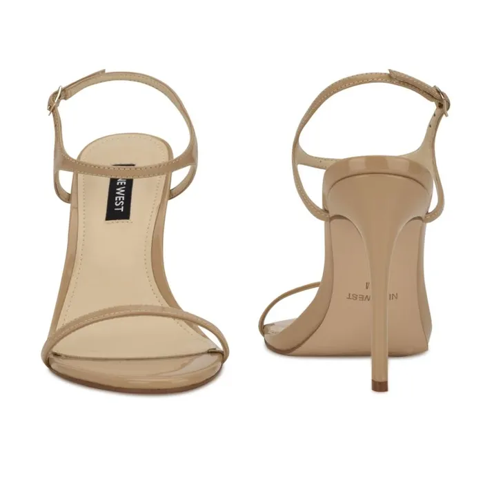 Miami Ankle Strap Sandals Light Natural Women Nine West Heels