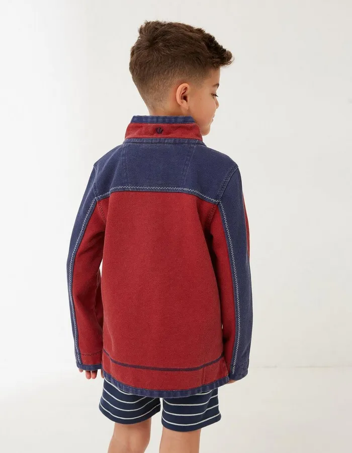 Mini UK Airlie Sweat Red Boys FatFace Sweatshirts and Hoodies