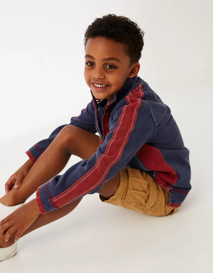 Mini US Airlie Sweat Navy Boys FatFace Sweatshirts and Hoodies