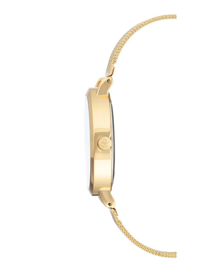 Minimalist Mesh Bracelet Watch Goldtone WomenMen Nine West Watches