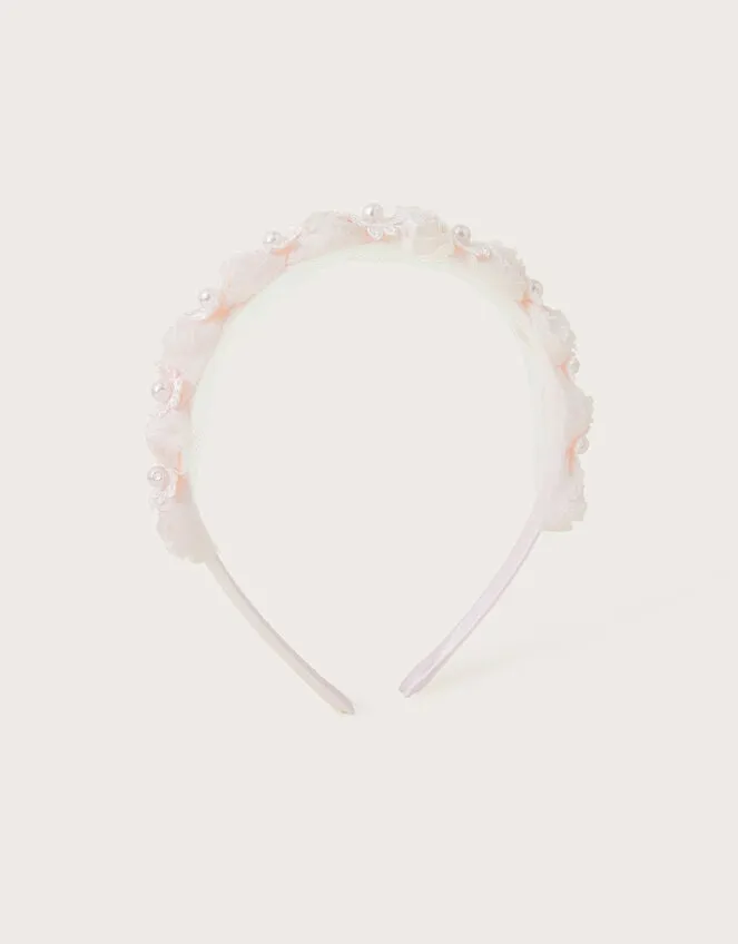 Misty Rosette Pearl Headband Children Monsoon Girls039 Hair Accessories