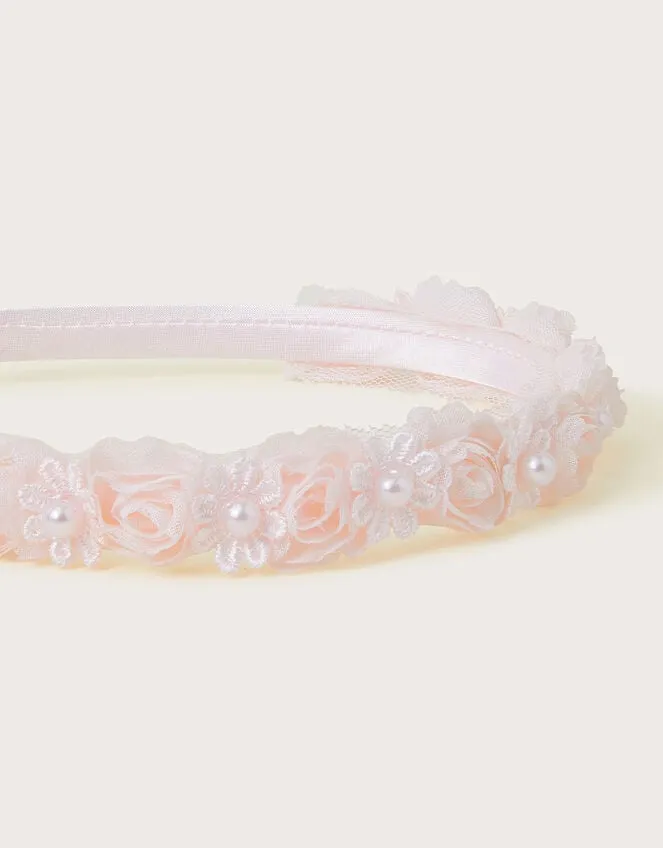 Misty Rosette Pearl Headband Children Monsoon Girls039 Hair Accessories