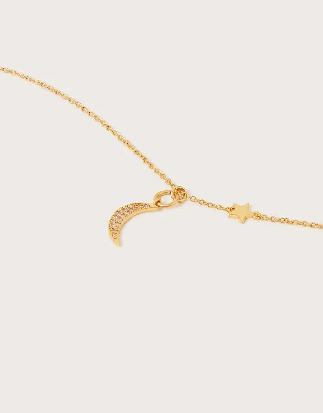 Moon Pendant Necklace Women Monsoon Jewellery and Hair