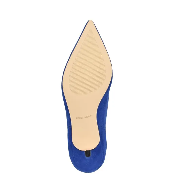Mycki Dress Boots Blue Women Nine West Boots and Booties