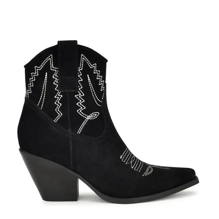 Nallas Casual Booties Black Women Nine West Boots and Booties