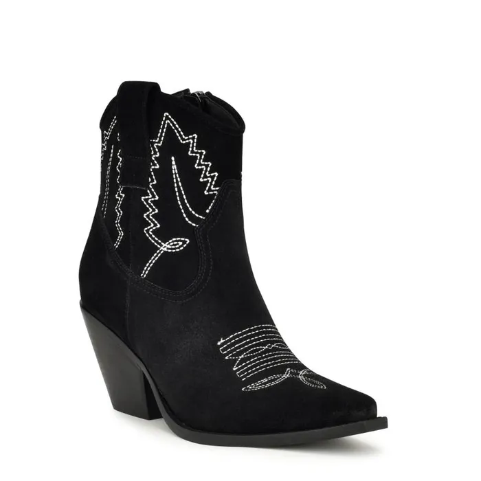 Nallas Casual Booties Black Women Nine West Boots and Booties