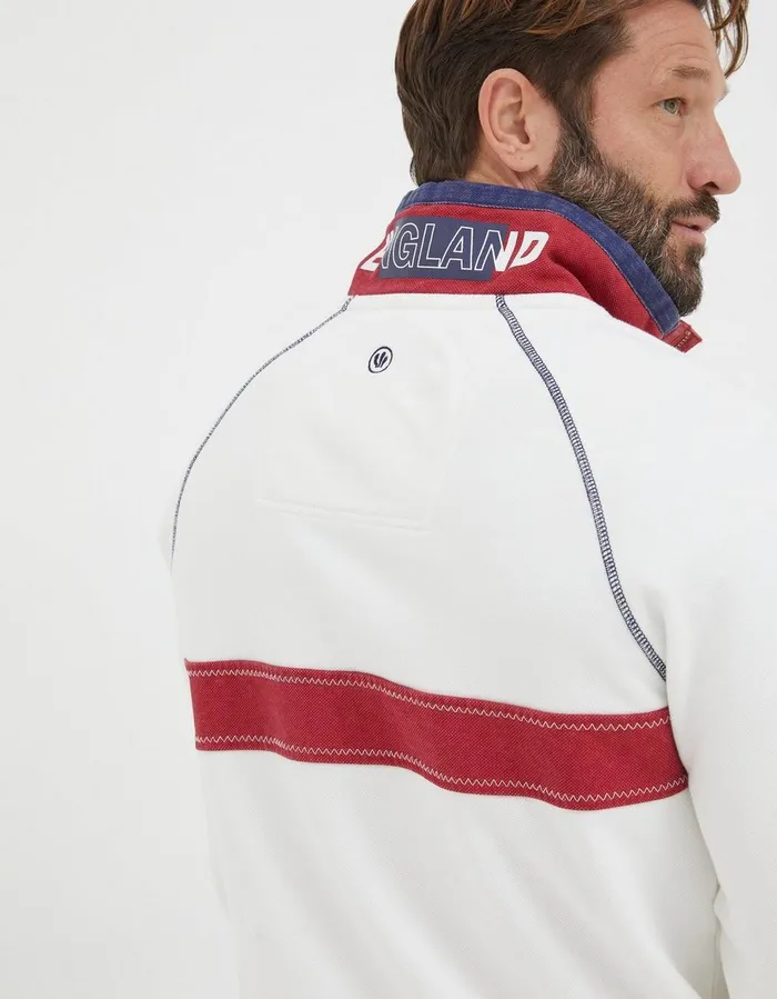 Nation Airlie England Sweatshirt White Men FatFace Sweatshirts and Hoodies