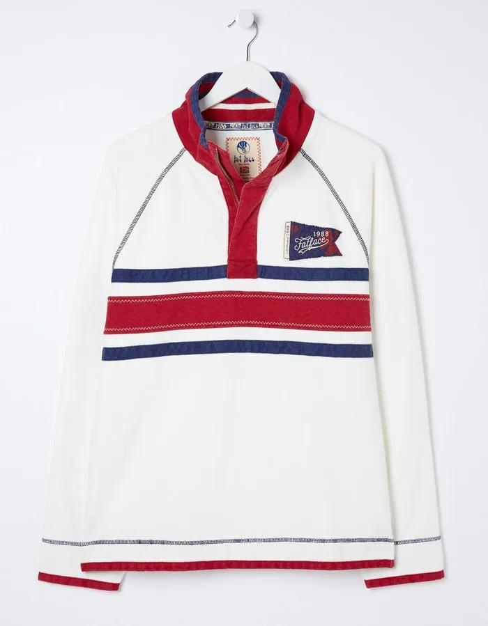 Nation Airlie England Sweatshirt White Men FatFace Sweatshirts and Hoodies