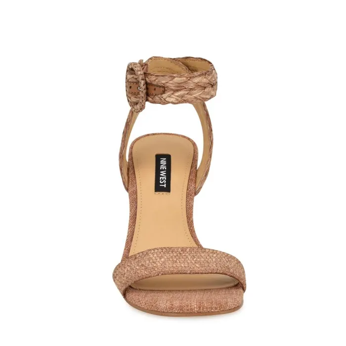 Nerisa Espadrille Wedge Sandals Brown Women Nine West Sandals