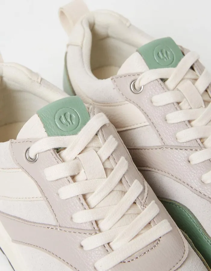 Nessa Green Haze Trainer Green Haze Women FatFace Trainers