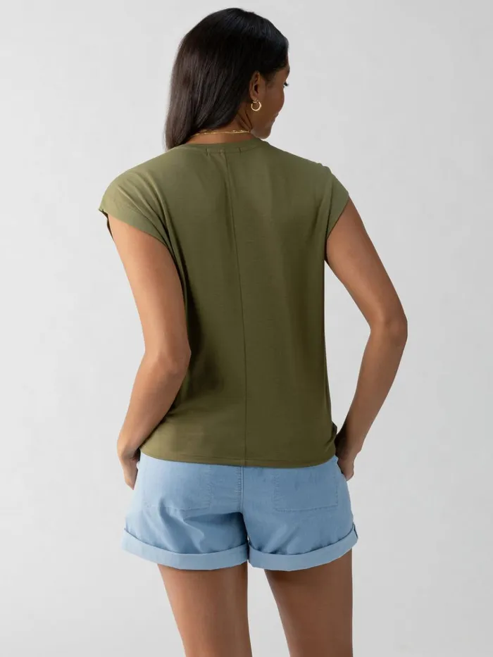 New Era Tee Burnt Olive Women Sanctuary Clothing Tees and Tops New Era Tee Burnt Olive Women Sanctuary Clothing Tees and Tops