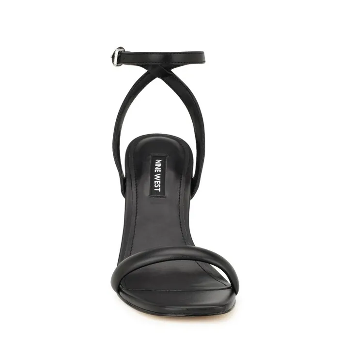 Nyra Ankle Strap Sandals Black Women Nine West Sandals