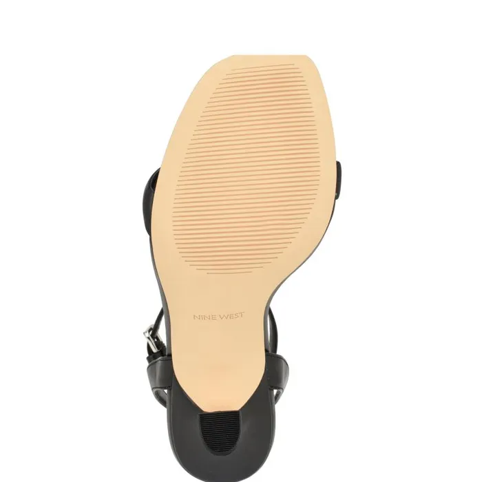 Nyra Ankle Strap Sandals Black Women Nine West Sandals