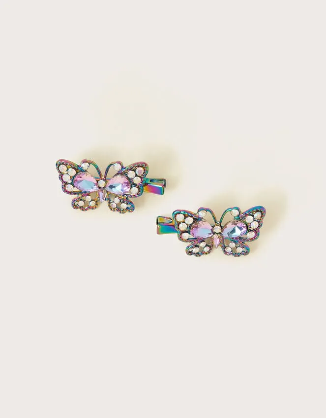 Ombre Butterfly Hair Clips Set Of Two Children Monsoon Girls039 Hair Accessories Ombre Butterfly Hair Clips Set Of Two Children Monsoon Girls039 Hair Accessories