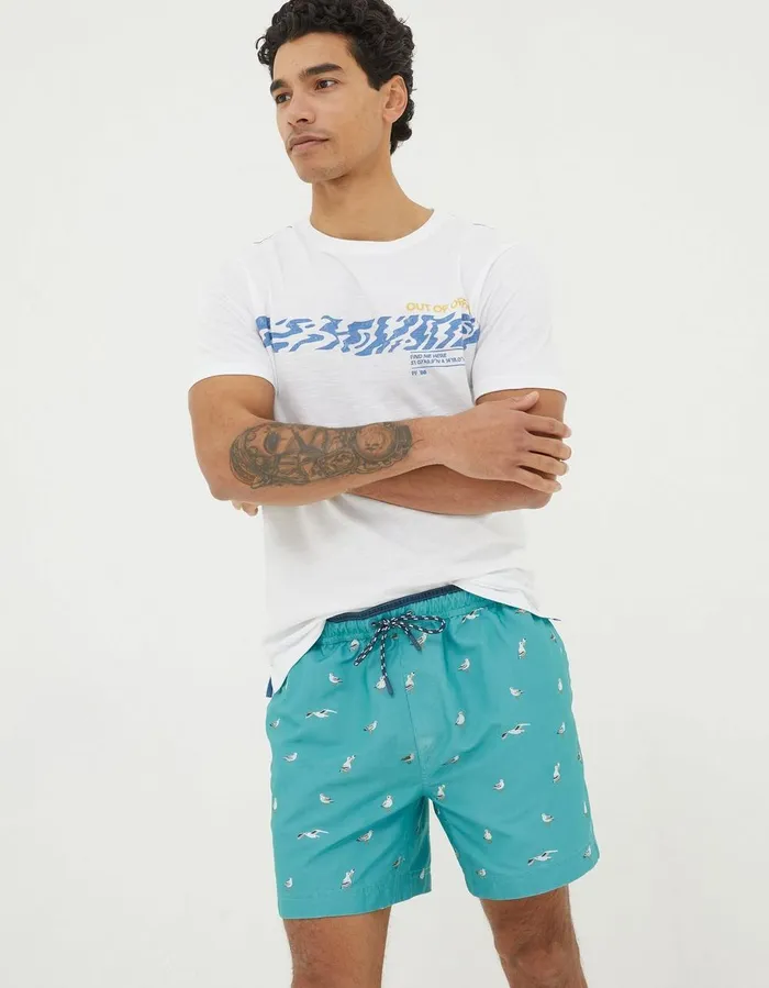 Out Of Office TShirt White Men FatFace TShirts