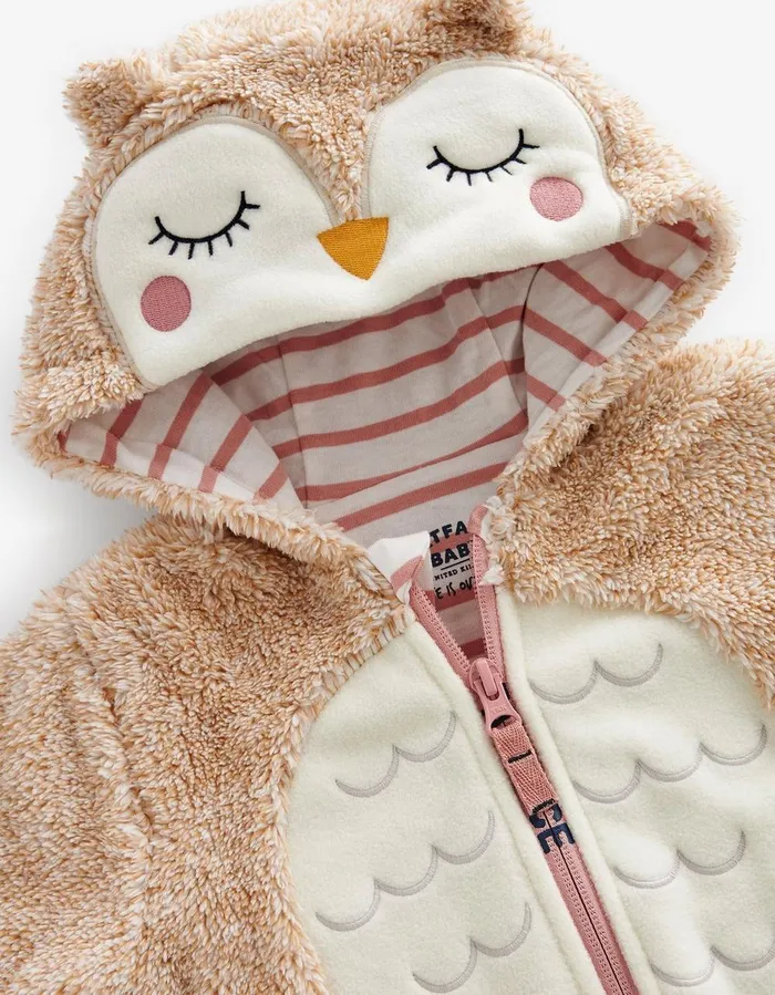 Owl Pramsuit Baby FatFace Puddlesuits Pramsuits and Snowsuits