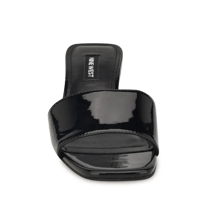 Paire Slide Sandals Black Women Nine West Sandals