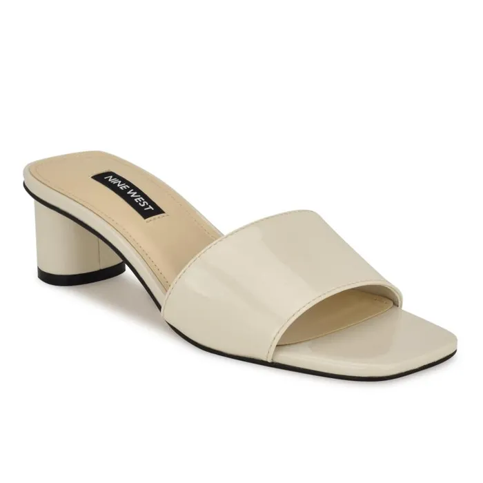 Paire Slide Sandals Ivory Women Nine West Sandals