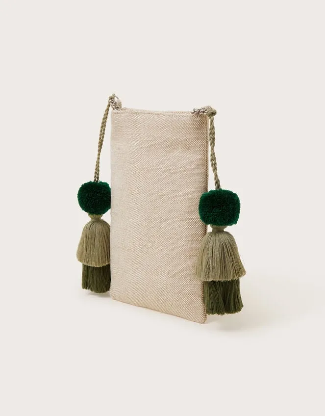 Palm Canvas Phone Bag Women Monsoon Bags and Purses