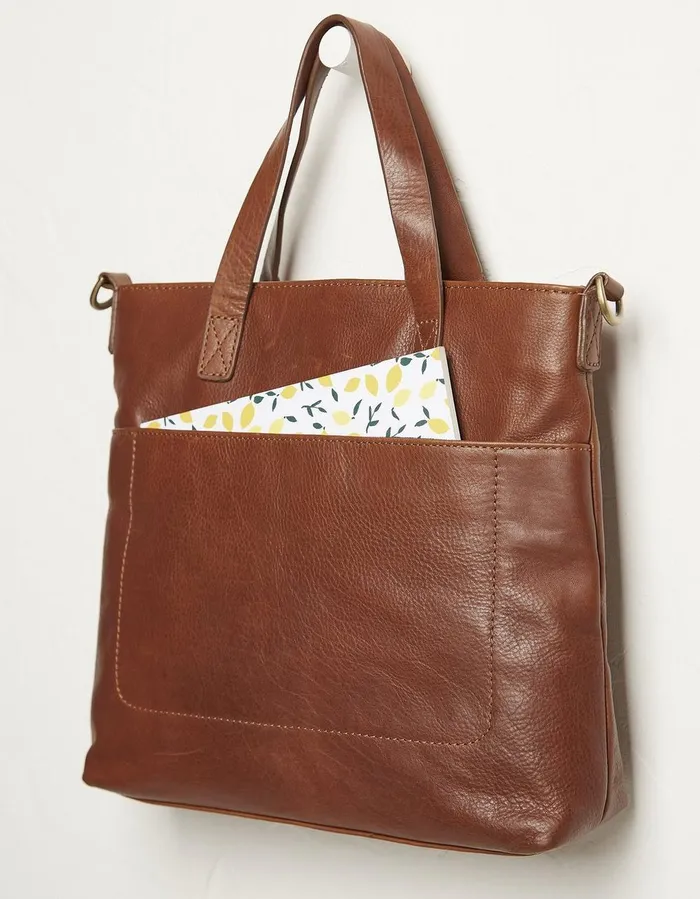 Paris Tote Bag Chestnut Women FatFace Bags and Purses