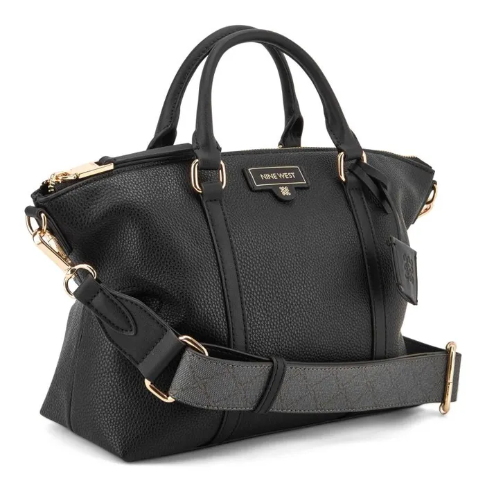 Parkhill Satchel Black WomenMen Nine West New Handbags