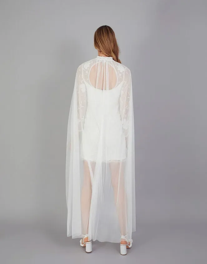 Pearl Trim Bridal Cape Women Monsoon Scarves
