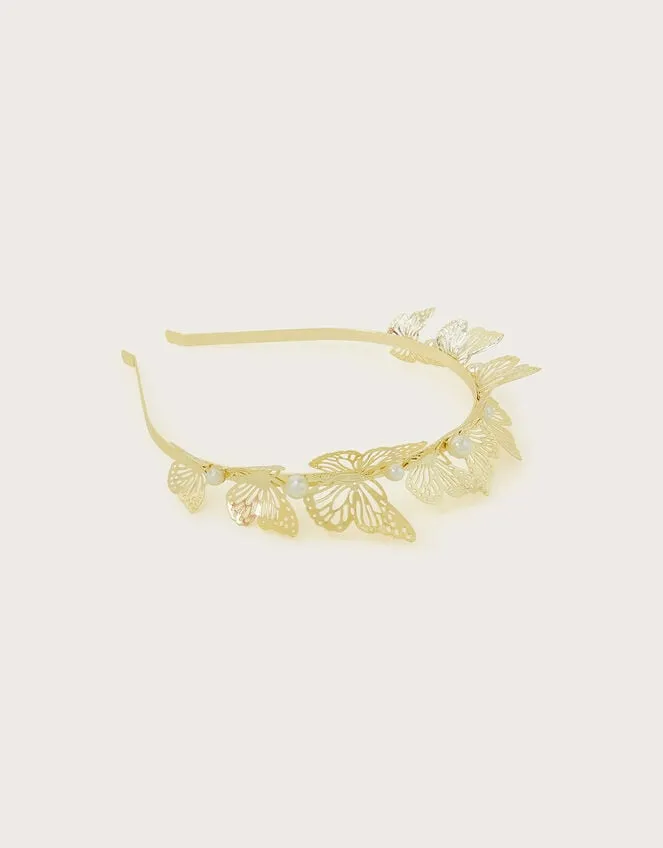 Pearly Butterfly Headband Children Monsoon Girls039 Hair Accessories