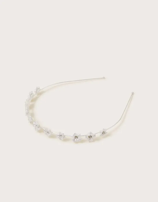 Pearly Flower Girl Headband Children Monsoon Girls039 Hair Accessories