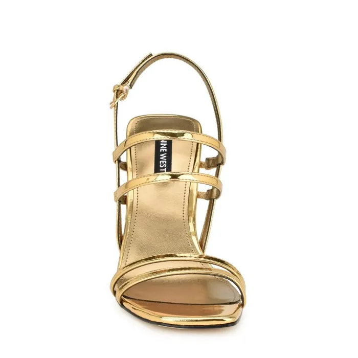 Penla Strappy Sandals Bronze Women Nine West Sandals
