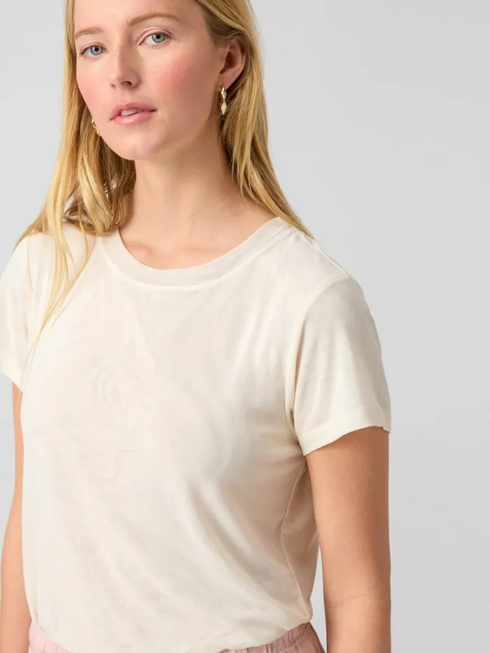 Perfect Mesh Tee Birch Women Sanctuary Clothing Tees and Tops