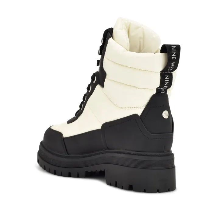 Pilar Booties Chic Creamblack Women Nine West Boots and Booties