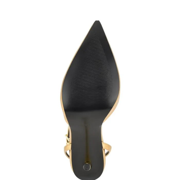 Plaza Ankle Strap Pumps Platino Women Nine West Heels