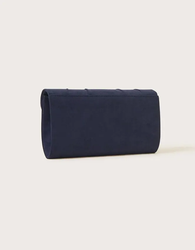 Pleat Trim Occasion Clutch Bag Women Monsoon Bags and Purses